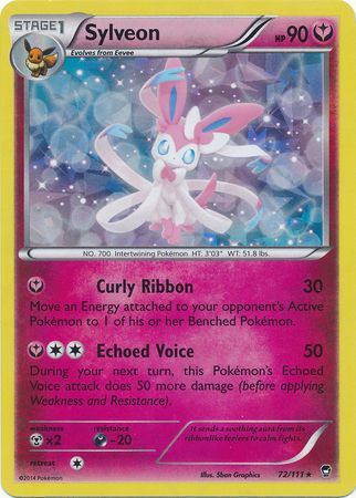 Sylveon - Cracked Ice Holo - 72/111 - Rare Holo [xy3-72] [Holo]