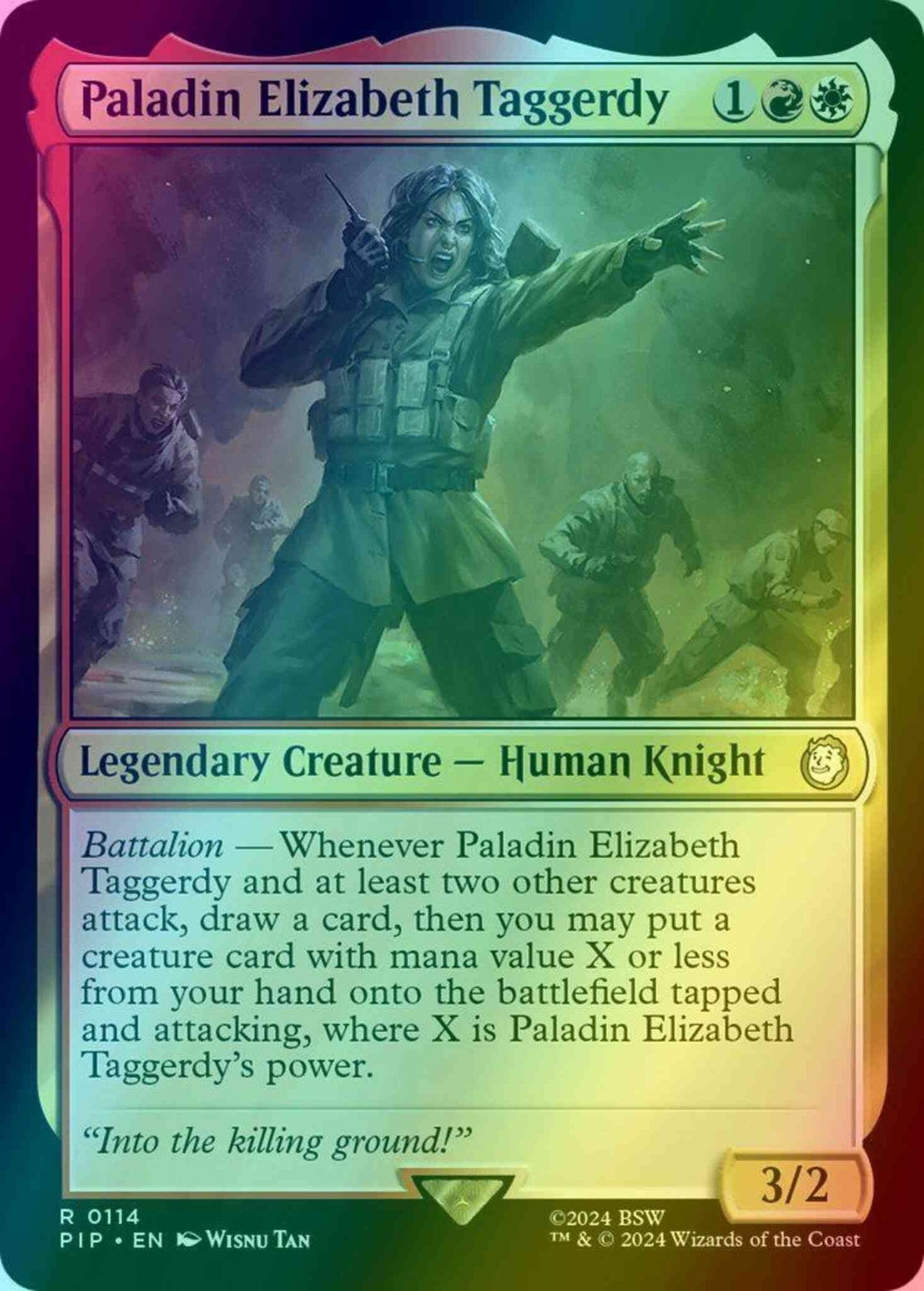 Paladin Elizabeth Taggerdy [114] [Fallout] [Foil]