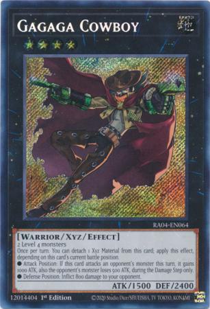 Gagaga Cowboy - RA04-EN064 - Secret Rare - 1st Edition