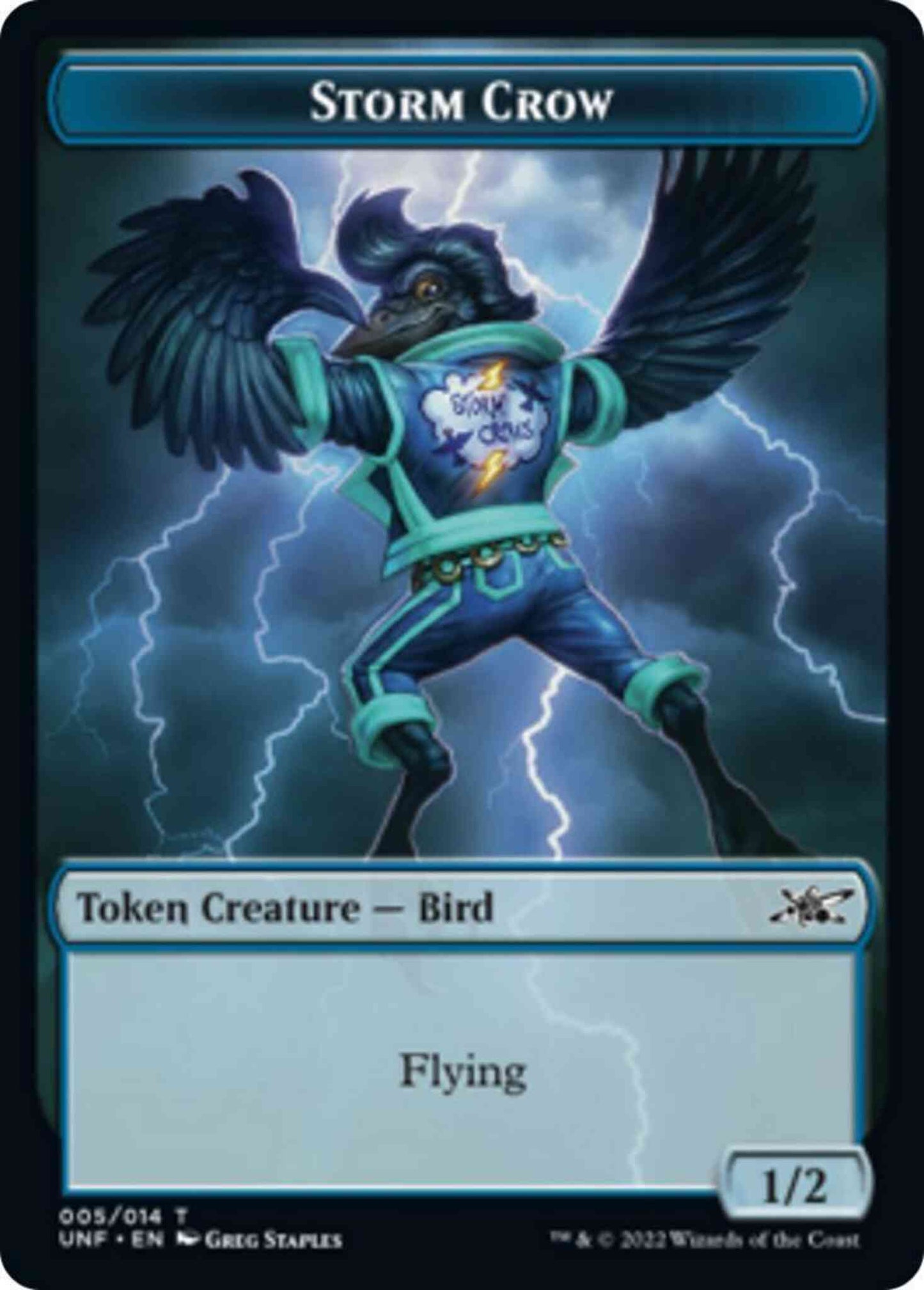 Storm Crow Token [05] [Unfinity: Tokens] [Non-Foil]