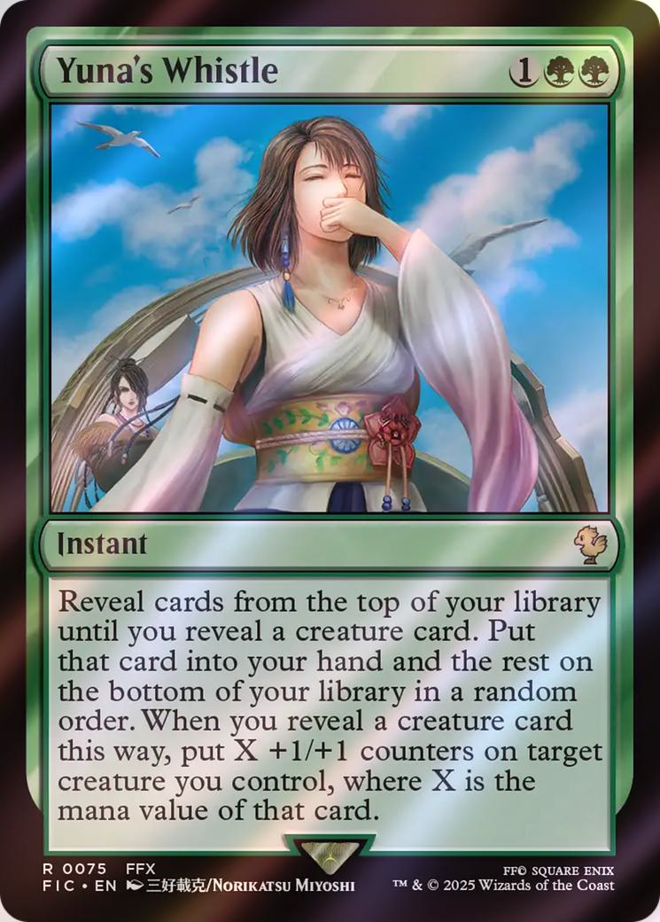 Yuna's Whistle [75] [FINAL FANTASY: Commander] [Surge Foil]
