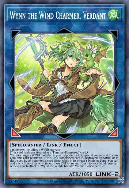 Wynn the Wind Charmer, Verdant - MP20-EN124 - Ultra Rare - 1st Edition