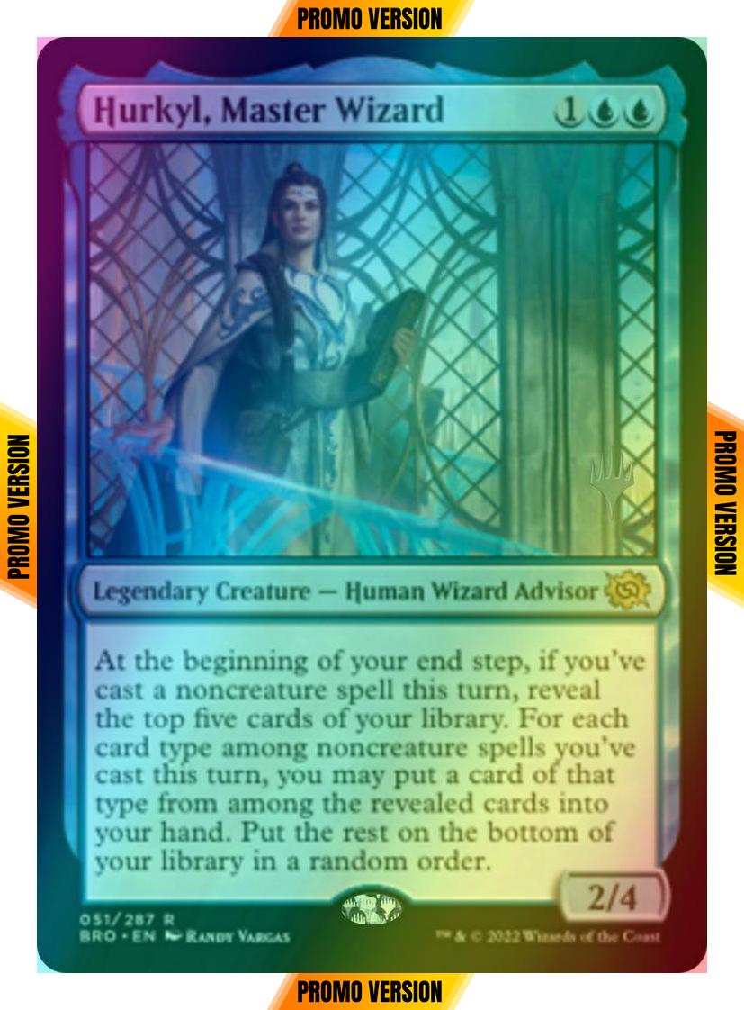Hurkyl, Master Wizard [51p] [Promo Pack] [The Brothers' War: Promos] [Foil]