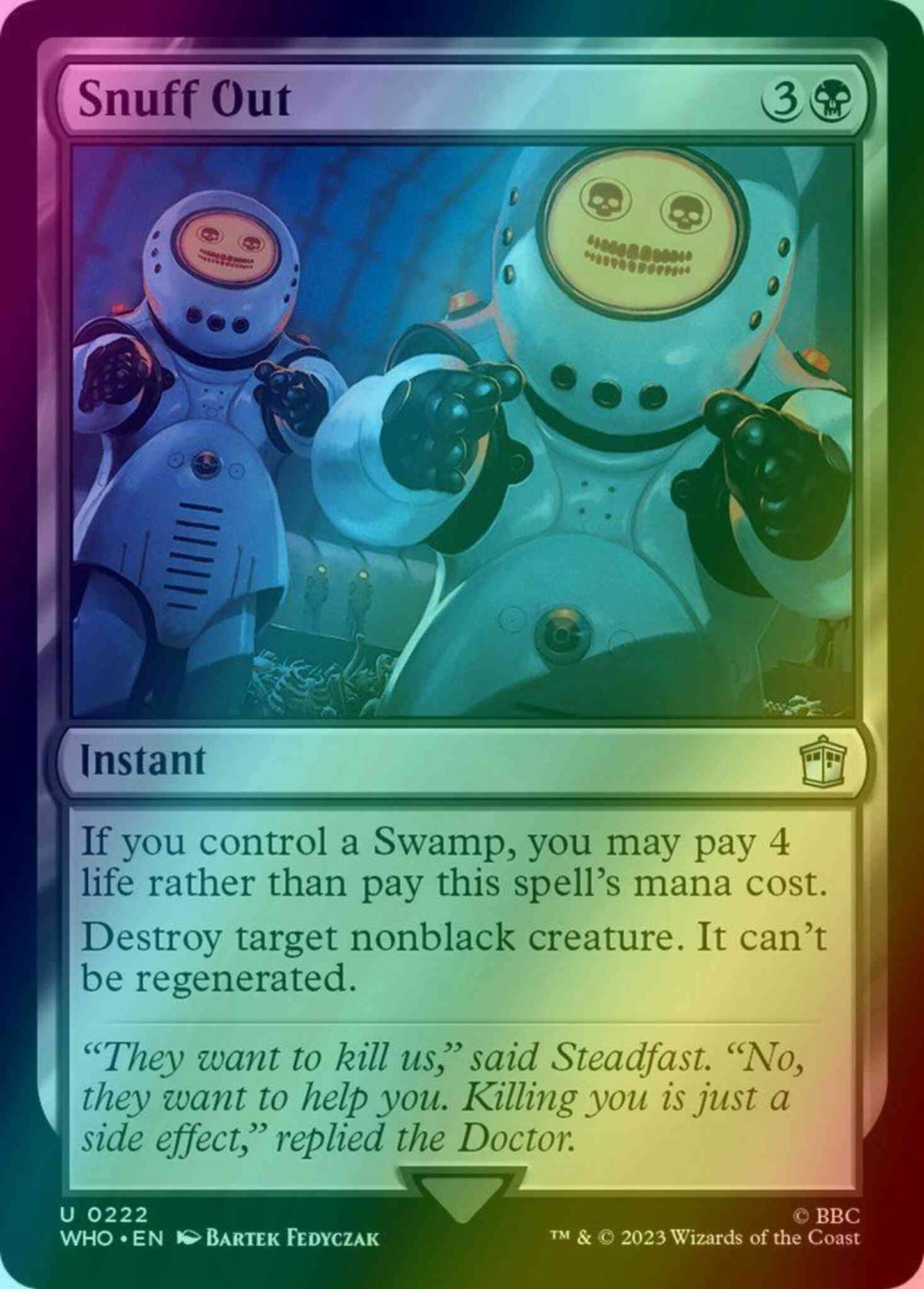 Snuff Out [222] [Universes Beyond: Doctor Who] [Foil]