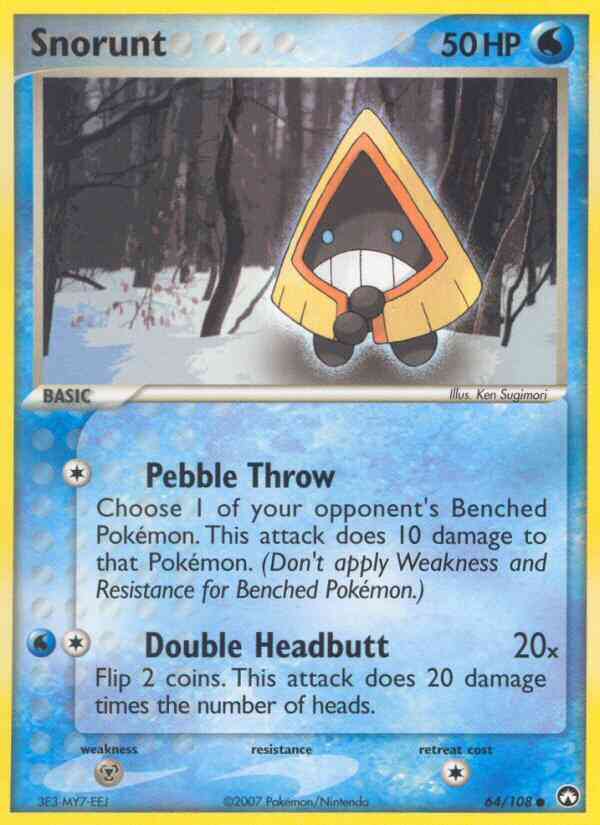 Snorunt - 64/108 - Common [ex16-64] [Non-Holo]