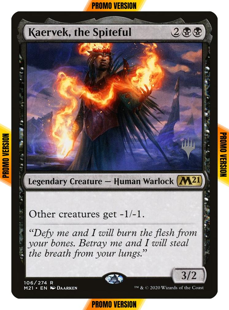 Kaervek, the Spiteful [Promo Pack] [106p] [Core Set 2021 Promos] [Foil]