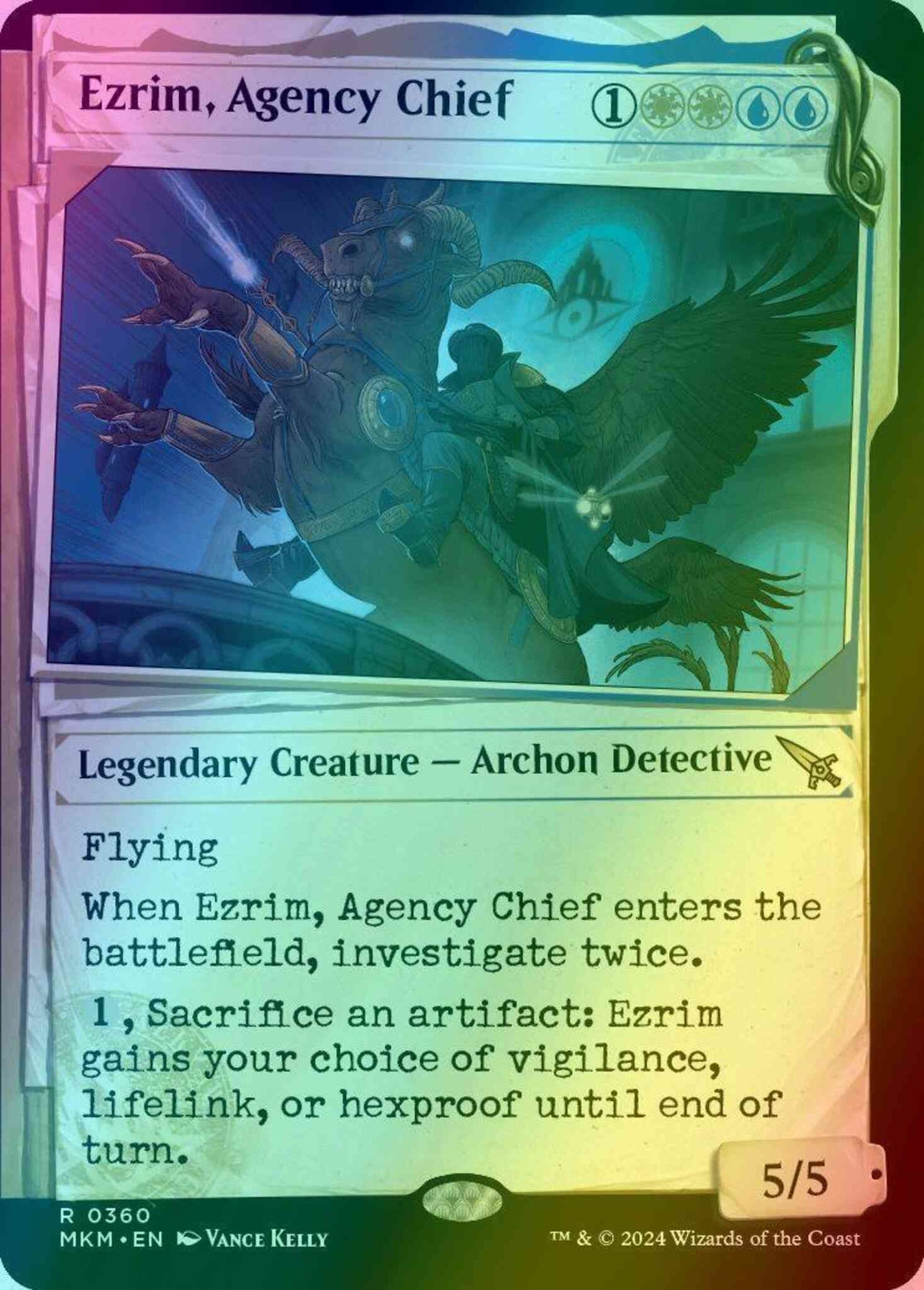 Ezrim, Agency Chief [360] [Dossier Showcase] [Murders at Karlov Manor] [Foil]