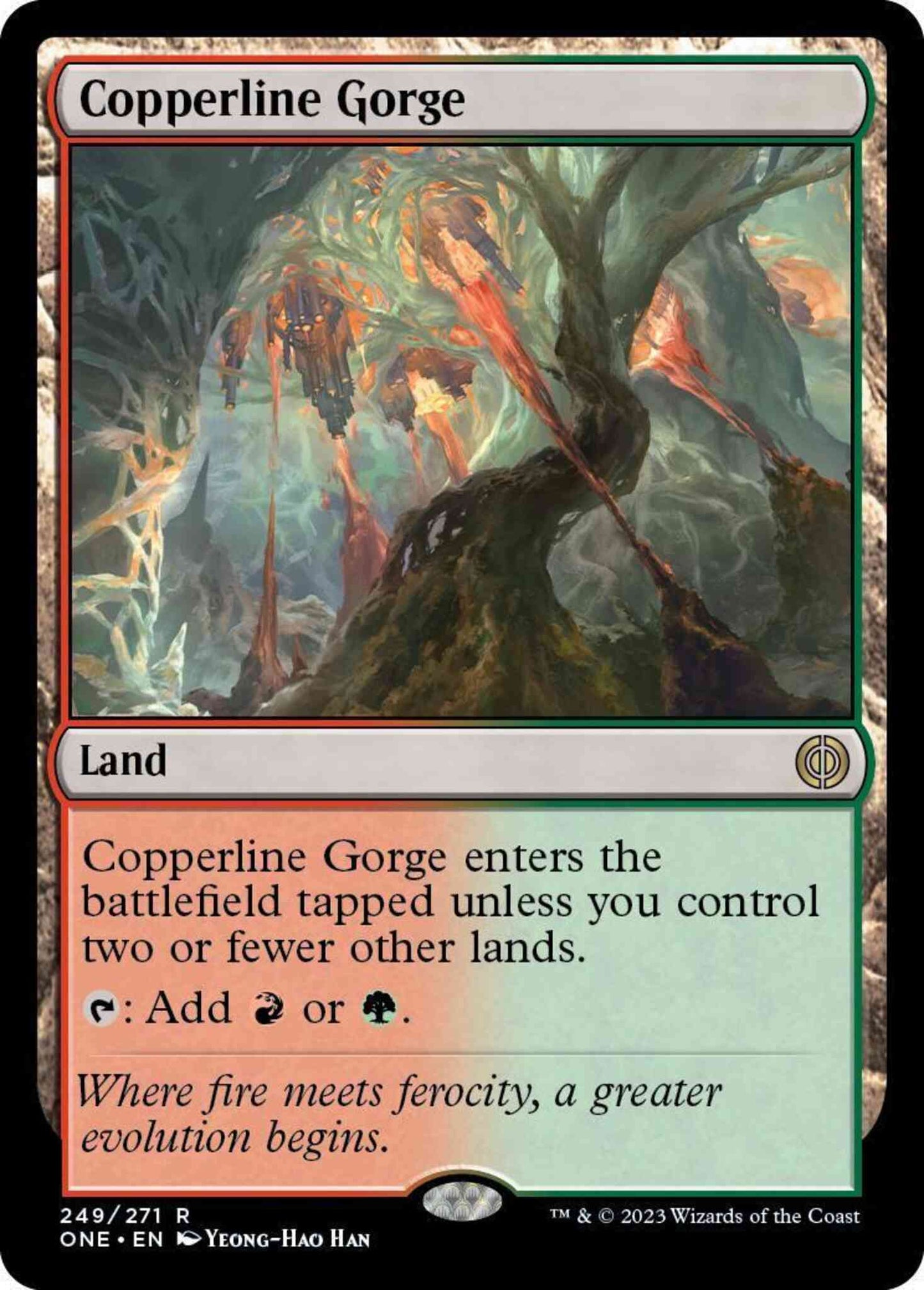 Copperline Gorge [249] [Phyrexia: All Will Be One] [Non-Foil]