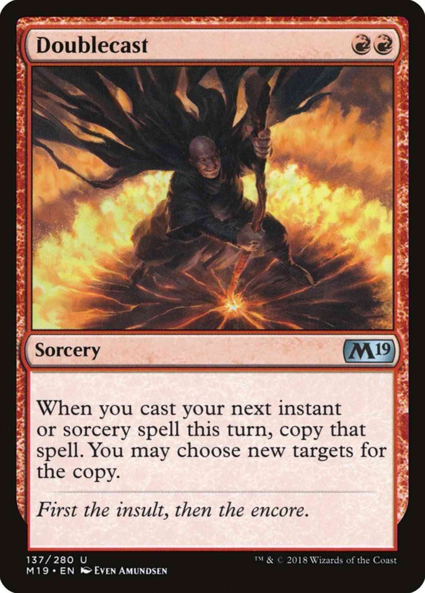 Doublecast [137] [Core Set 2019] [Non-Foil]