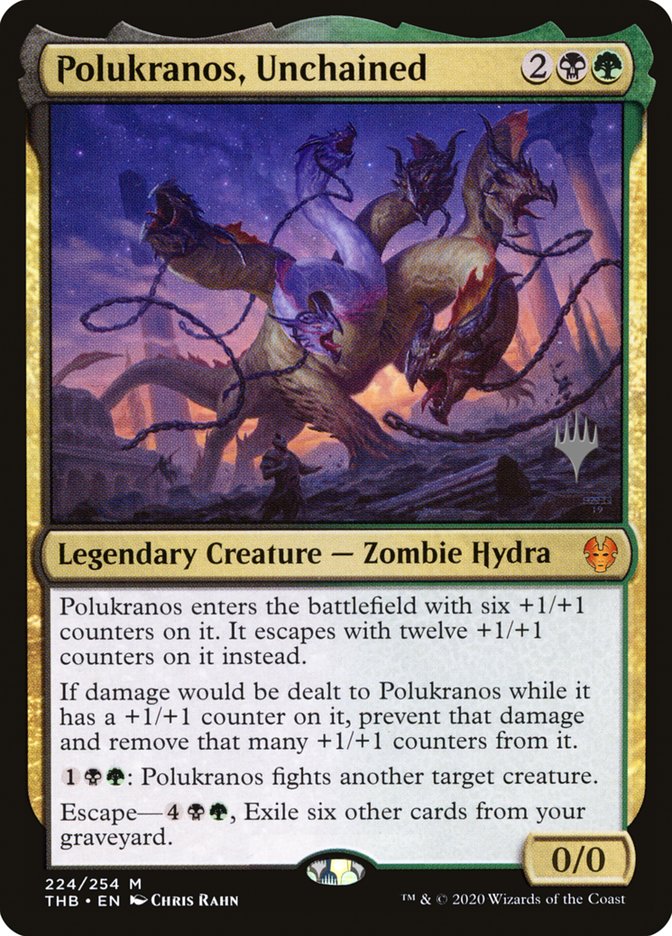 Polukranos, Unchained [224p] [Promo Pack] [Theros Beyond Death Promos] [Non-Foil]