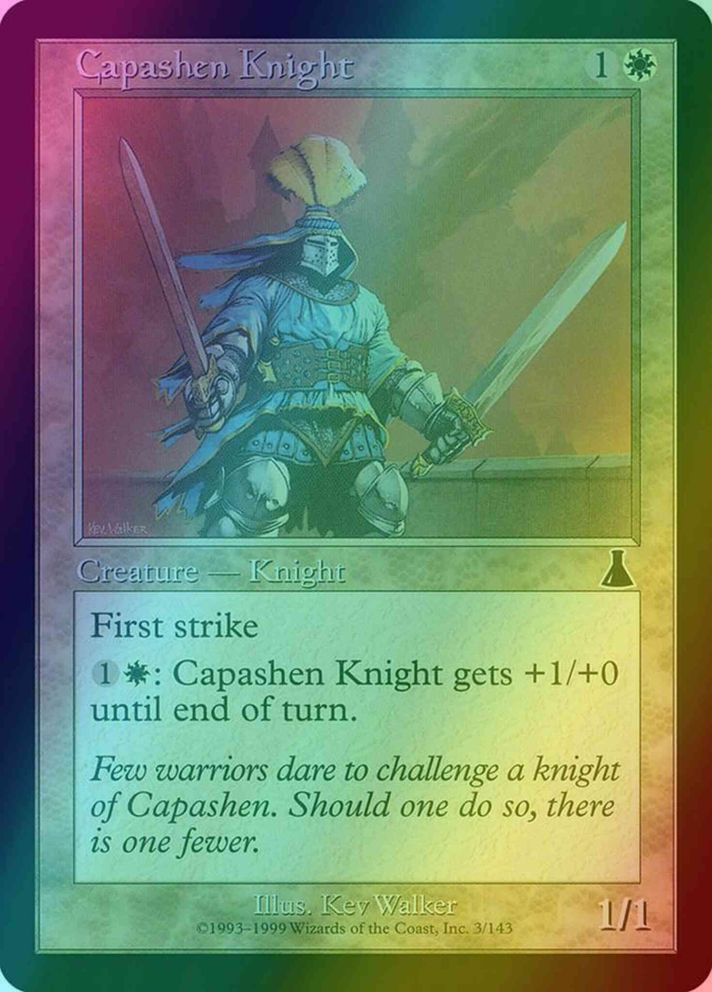 Capashen Knight [3] [Urza's Destiny] [Foil]