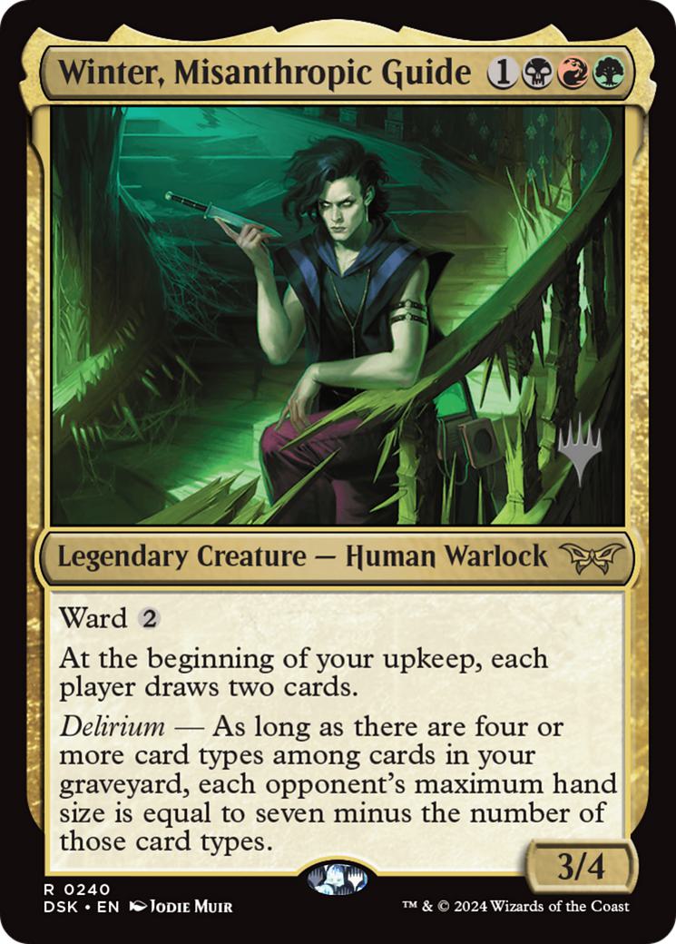 Winter, Misanthropic Guide [240p] [Promo Pack] [Duskmourn: House of Horror: Promos] [Non-Foil]