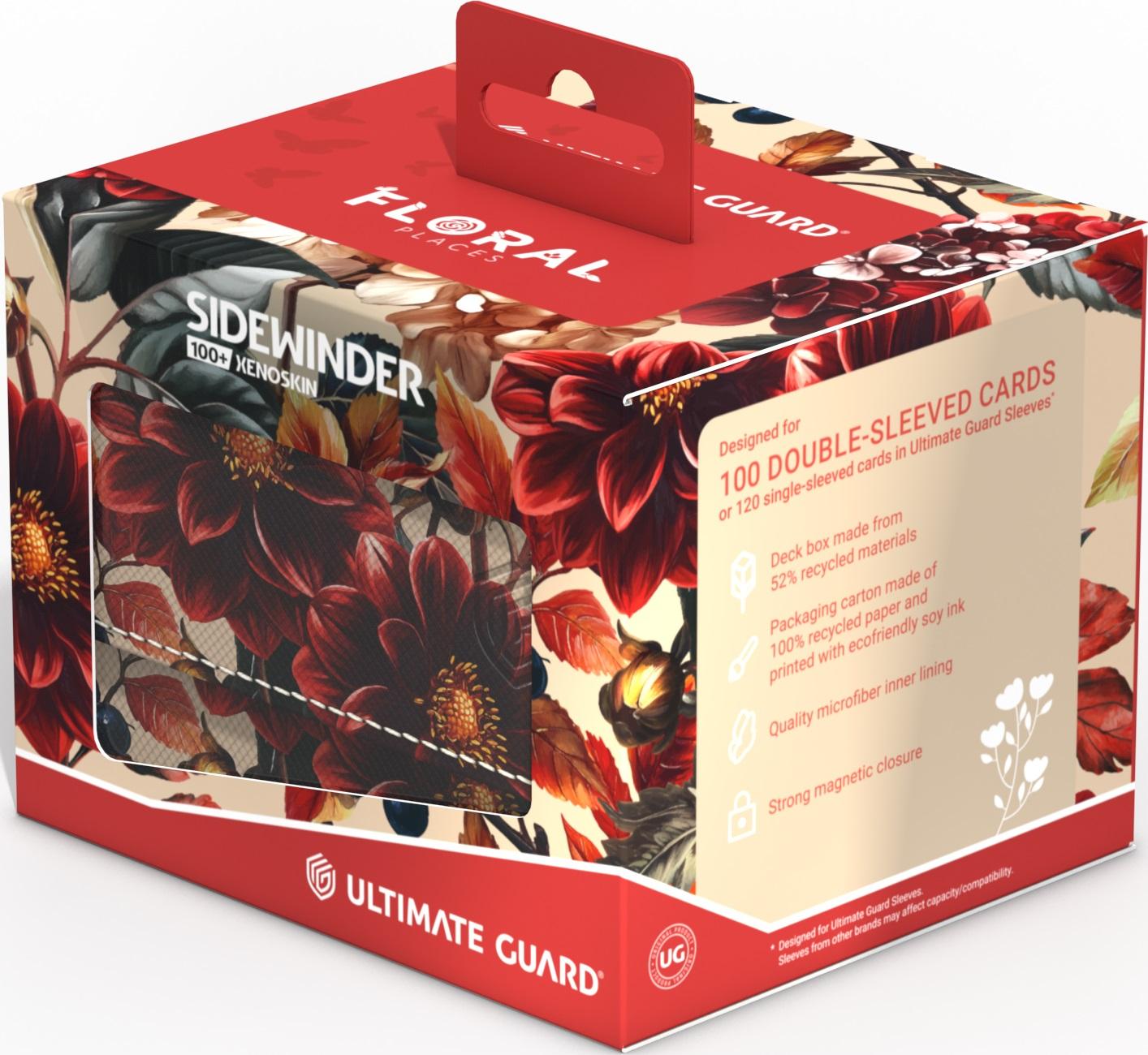 Ultimate Guard Sidewinder XenoSkin Floral Deck Case - 100+ - Autumn Heath