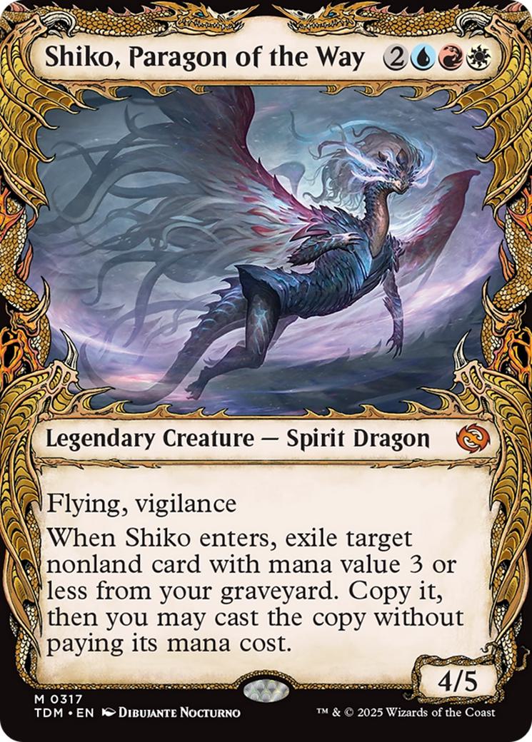 Shiko, Paragon of the Way [317] [Draconic Frame Showcase] [Tarkir: Dragonstorm] [Non-Foil]
