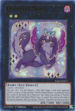 Epurrely Noir - RA04-EN071 - Ultra Rare - 1st Edition