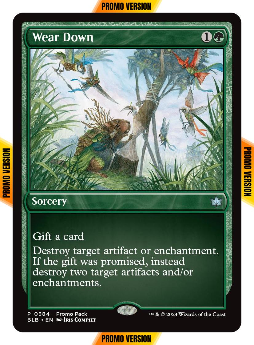 Wear Down [384] [Dark Frame Promo Pack] [Bloomburrow] [Non-Foil]