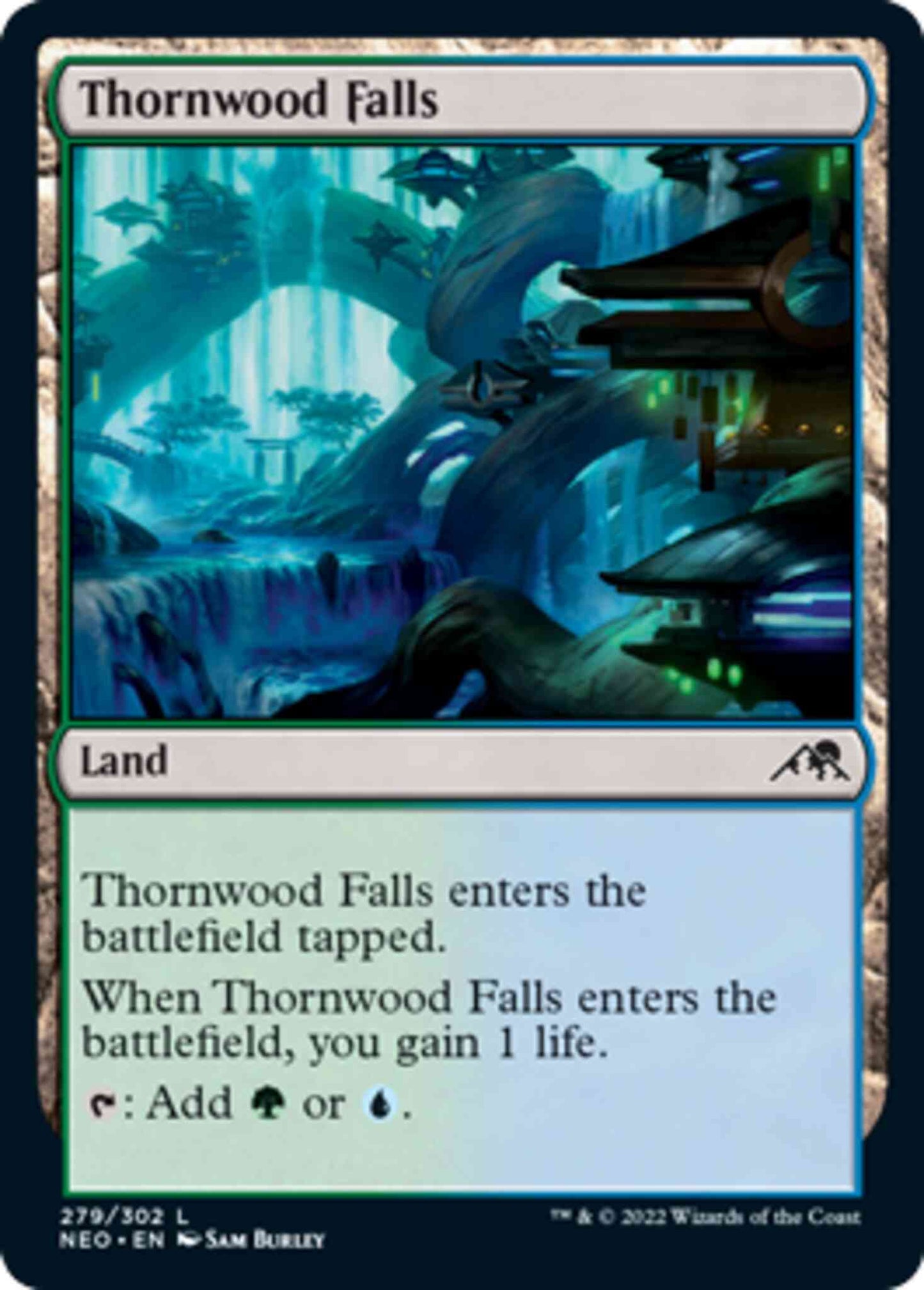 Thornwood Falls [279] [Kamigawa: Neon Dynasty] [Non-Foil]