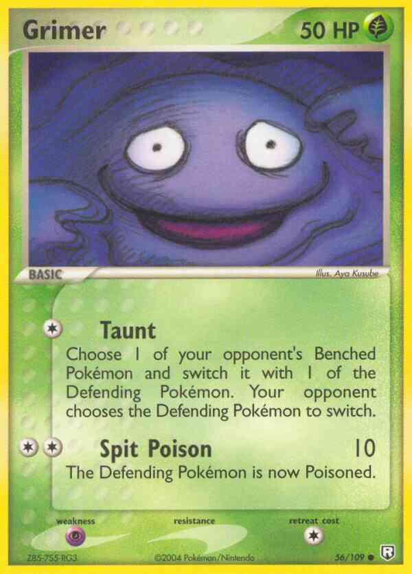Grimer - 56/109 - Common [ex7-56] [Reverse Holo]
