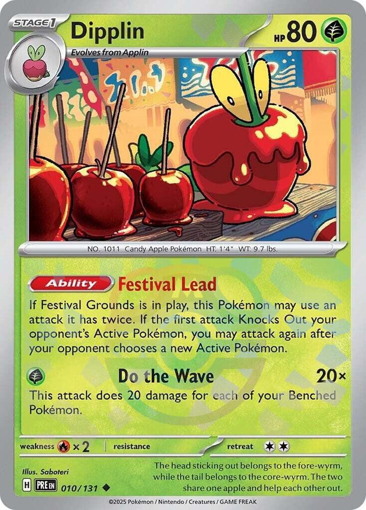 Dipplin - Master Ball Pattern - 010/131 - Uncommon [sv085-010] [Reverse Holo]