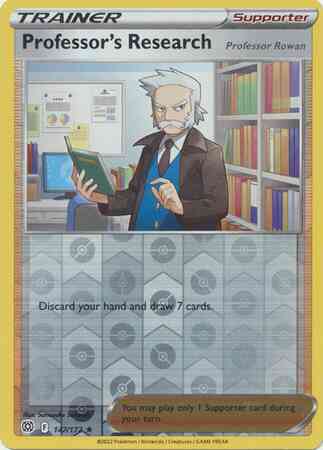 Professor's Research - Professor Rowan - 147/172 - Rare Holo [swsh9-147] [Reverse Holo]