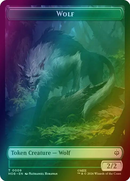 Goblin Army Token (03) // Wolf Token (09) [The Hobbit: Tokens] [Foil]