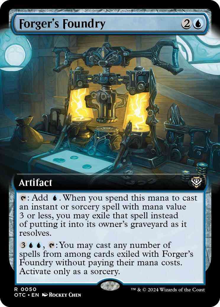 Forger's Foundry [50] [Extended Art] [Outlaws of Thunder Junction: Commander] [Non-Foil]