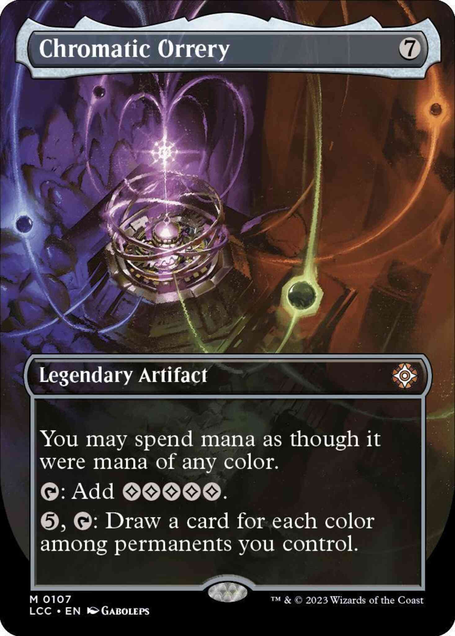 Chromatic Orrery [107] [Borderless] [The Lost Caverns of Ixalan