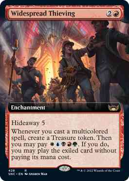 Widespread Thieving [428] [Extended Art] [Streets of New Capenna] [Non-Foil]