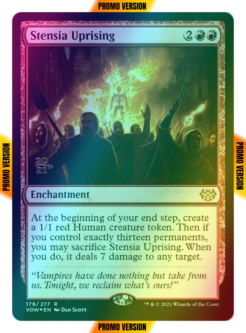 Stensia Uprising [Prerelease] [178s] [Innistrad: Crimson Vow: Promos] [Foil]