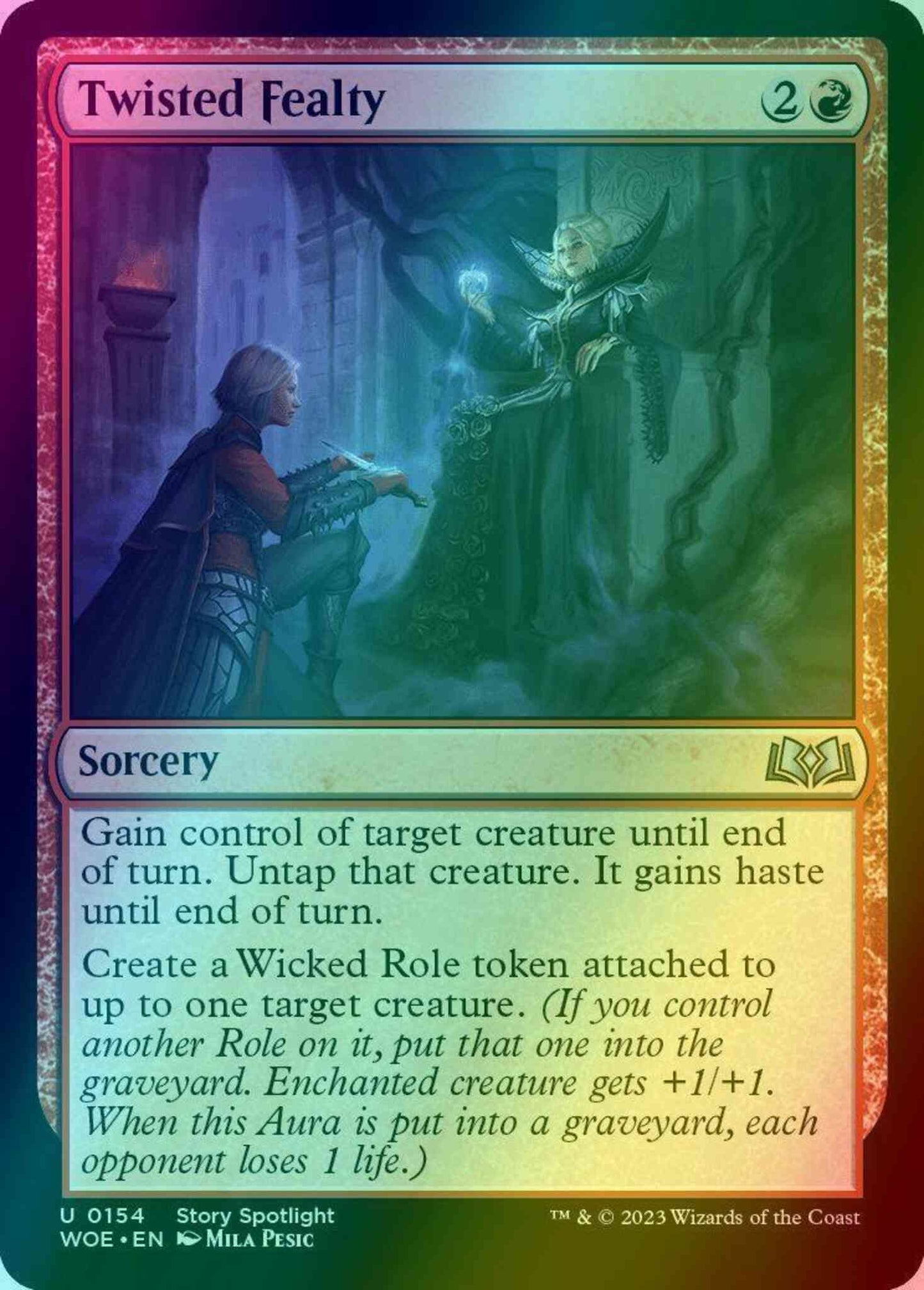 Twisted Fealty [154] [Wilds of Eldraine] [Foil]