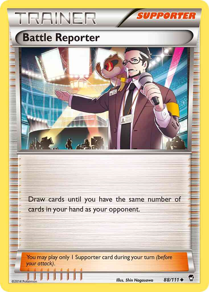 Battle Reporter - 88/111 - Uncommon [xy3-88] [Non-Holo]