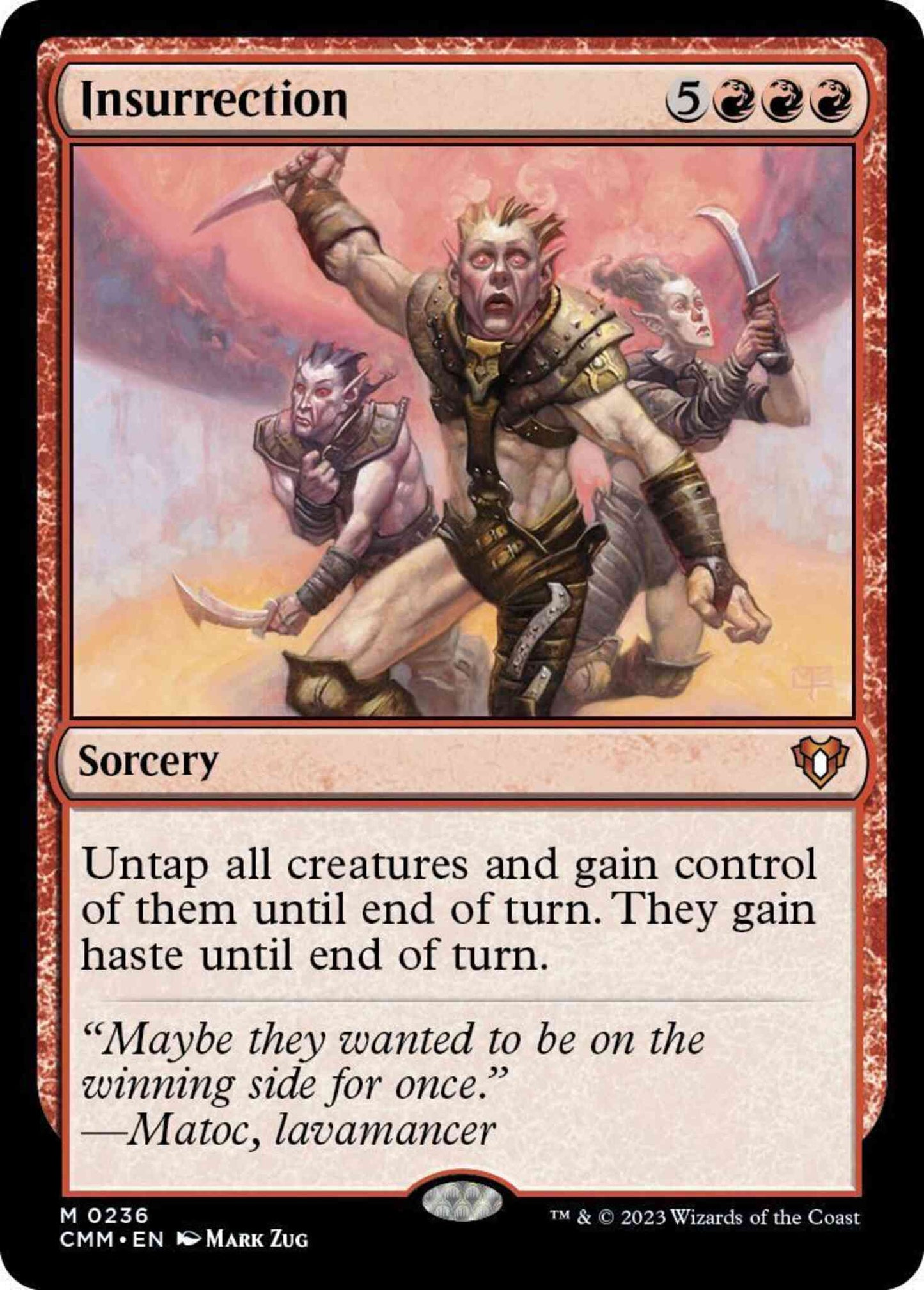 Insurrection [236] [Commander Masters] [Non-Foil]