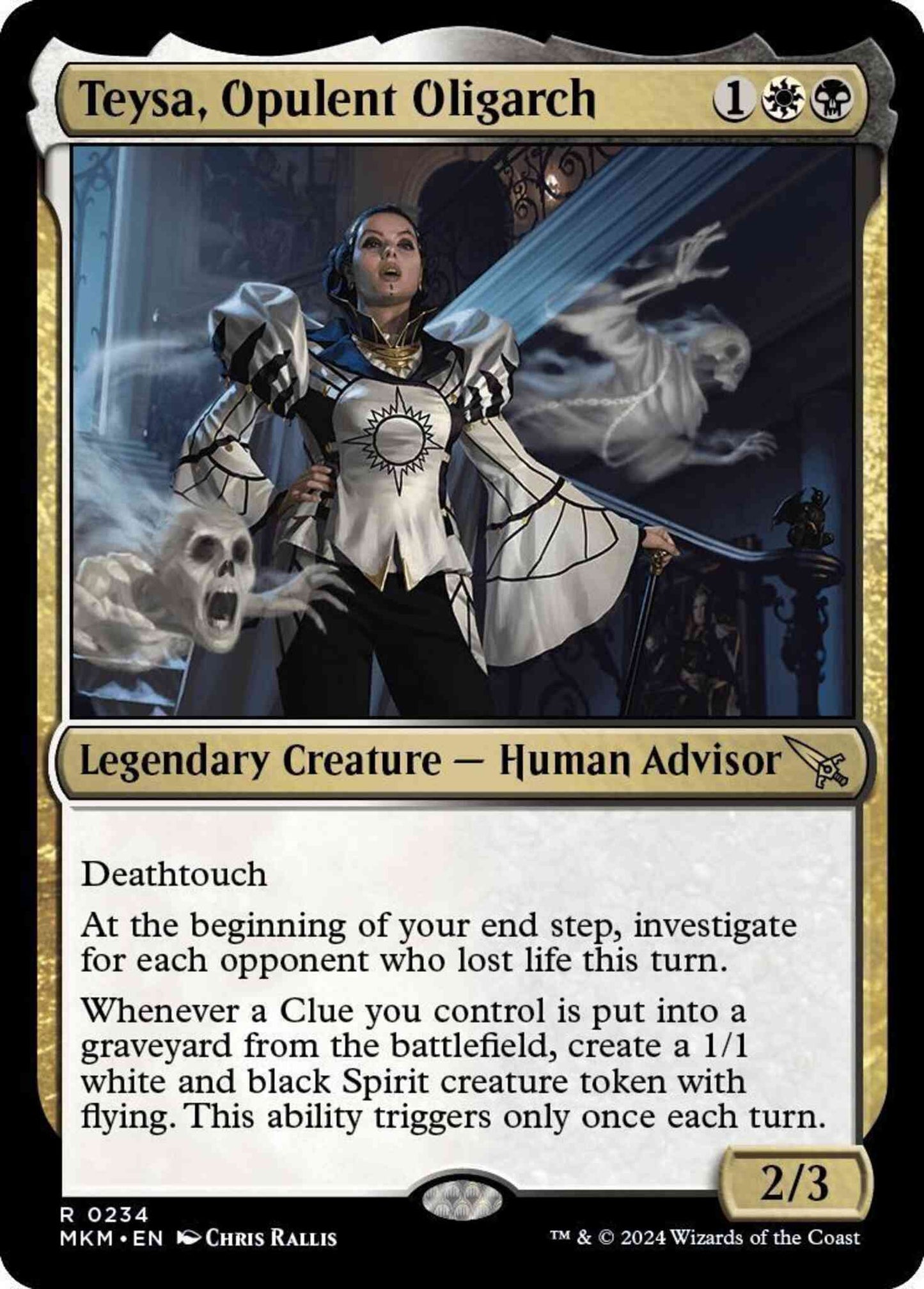 Teysa, Opulent Oligarch [234] [Murders at Karlov Manor] [Non-Foil]