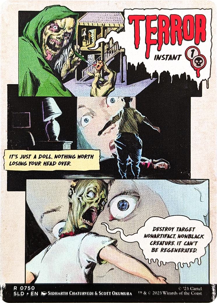 Terror // Terror [0750] [Borderless] [Creepshow] [Secret Lair Drop] [Non-Foil]