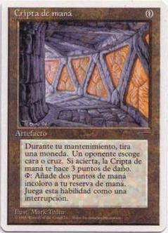 Mana Crypt - Spanish [5] [White Border][HarperPrism Book Promos] [Non-Foil]
