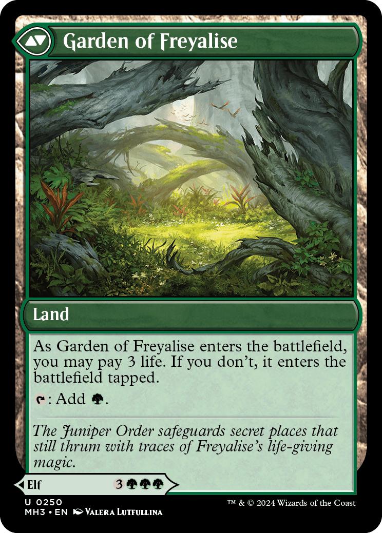 Disciple of Freyalise // Garden of Freyalise [250] [Modern Horizons 3] [Non-Foil]