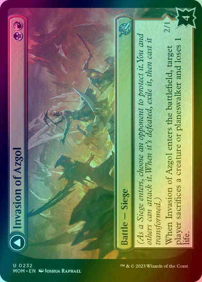 Invasion of Azgol // Ashen Reaper [232] [March of the Machine] [Foil]