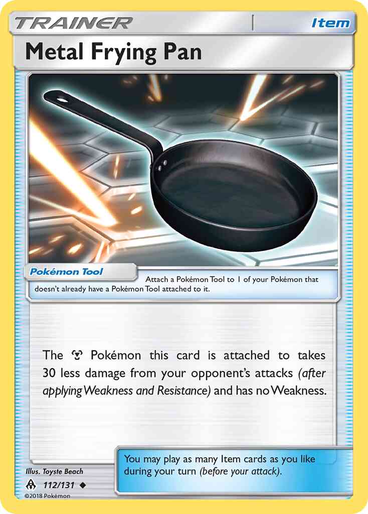 Metal Frying Pan - 112/131 - Uncommon [sm6-112] [Reverse Holo]