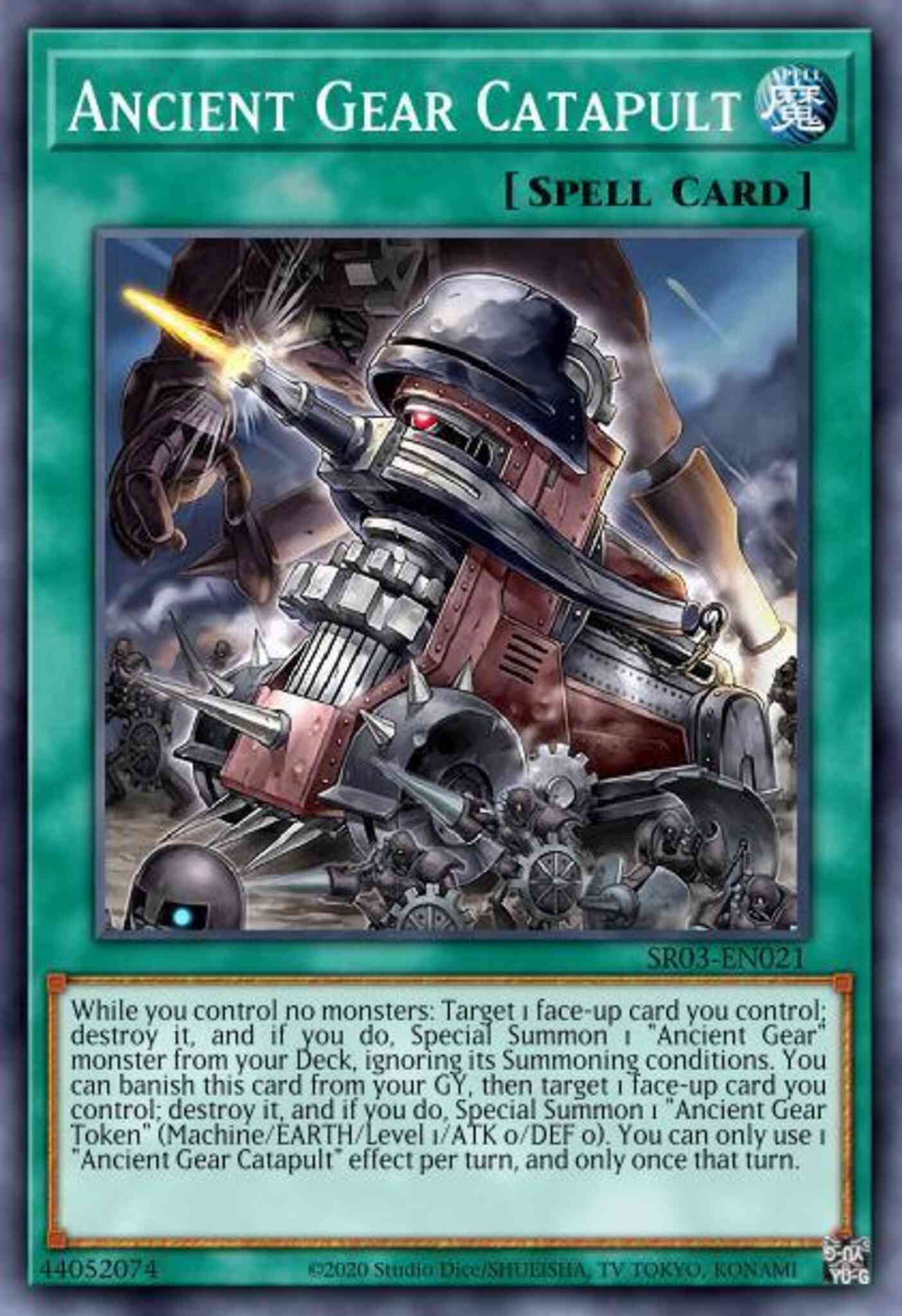 Ancient Gear Catapult - LDS1-EN089 - Common - 1st Edition