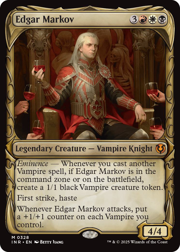Edgar Markov [328] [Fang Frame Showcase] [Innistrad Remastered] [Non-Foil]