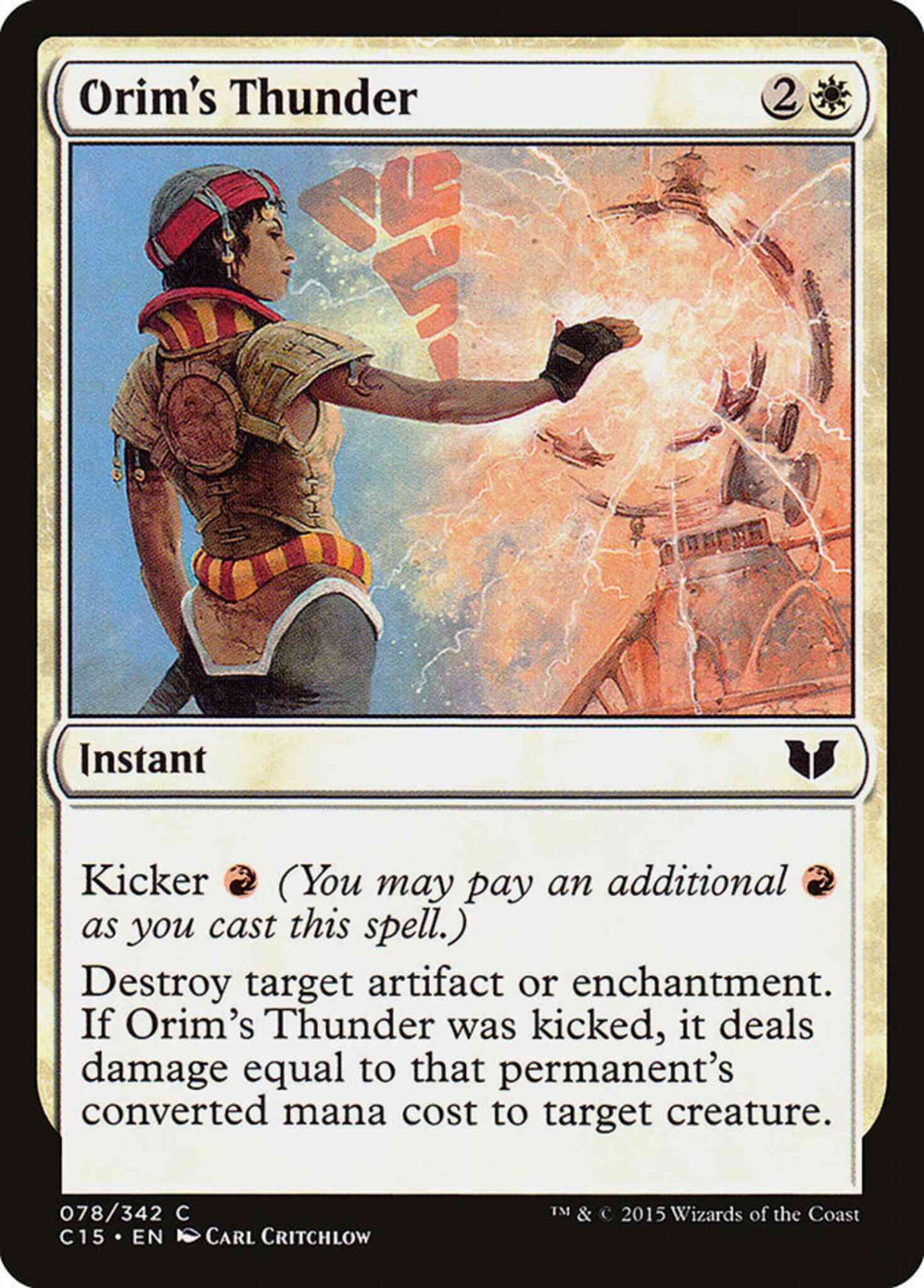 Orim's Thunder [78] [Commander 2015] [Non-Foil]