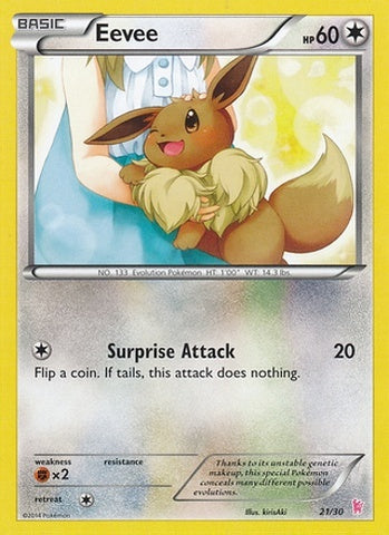 Eevee - 21/30 - [XY Trainter Kit (Sylveon)] [Non-Holo]