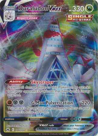 Duraludon VMAX - 104/159 - Rare Holo VMAX [swsh125-104] [Ultra]