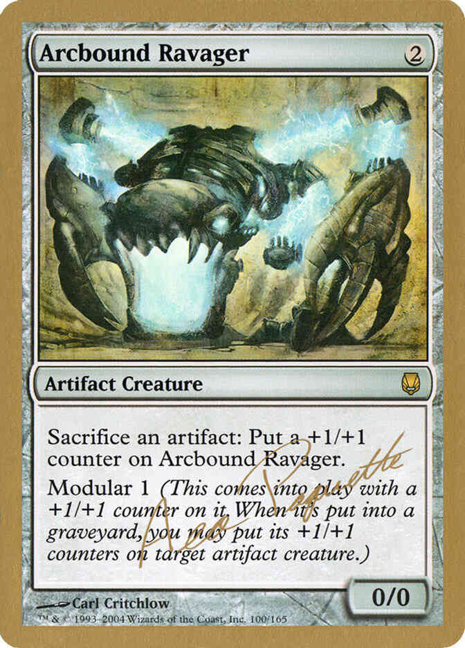 Arcbound Ravager [ap100] [World Championship Decks 2004] [Non-Foil]