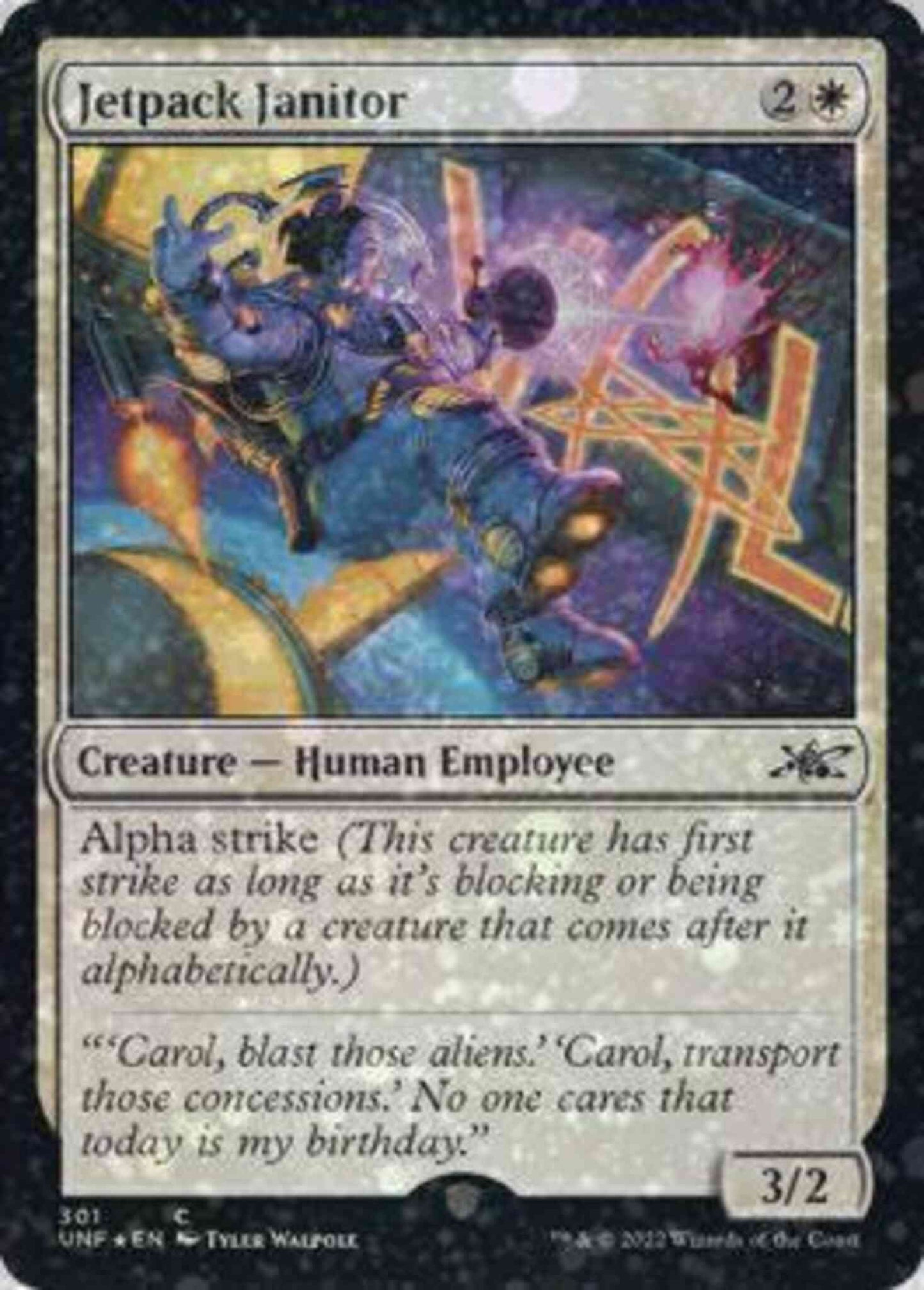 Jetpack Janitor [301] [Unfinity] [Galaxy Foil]
