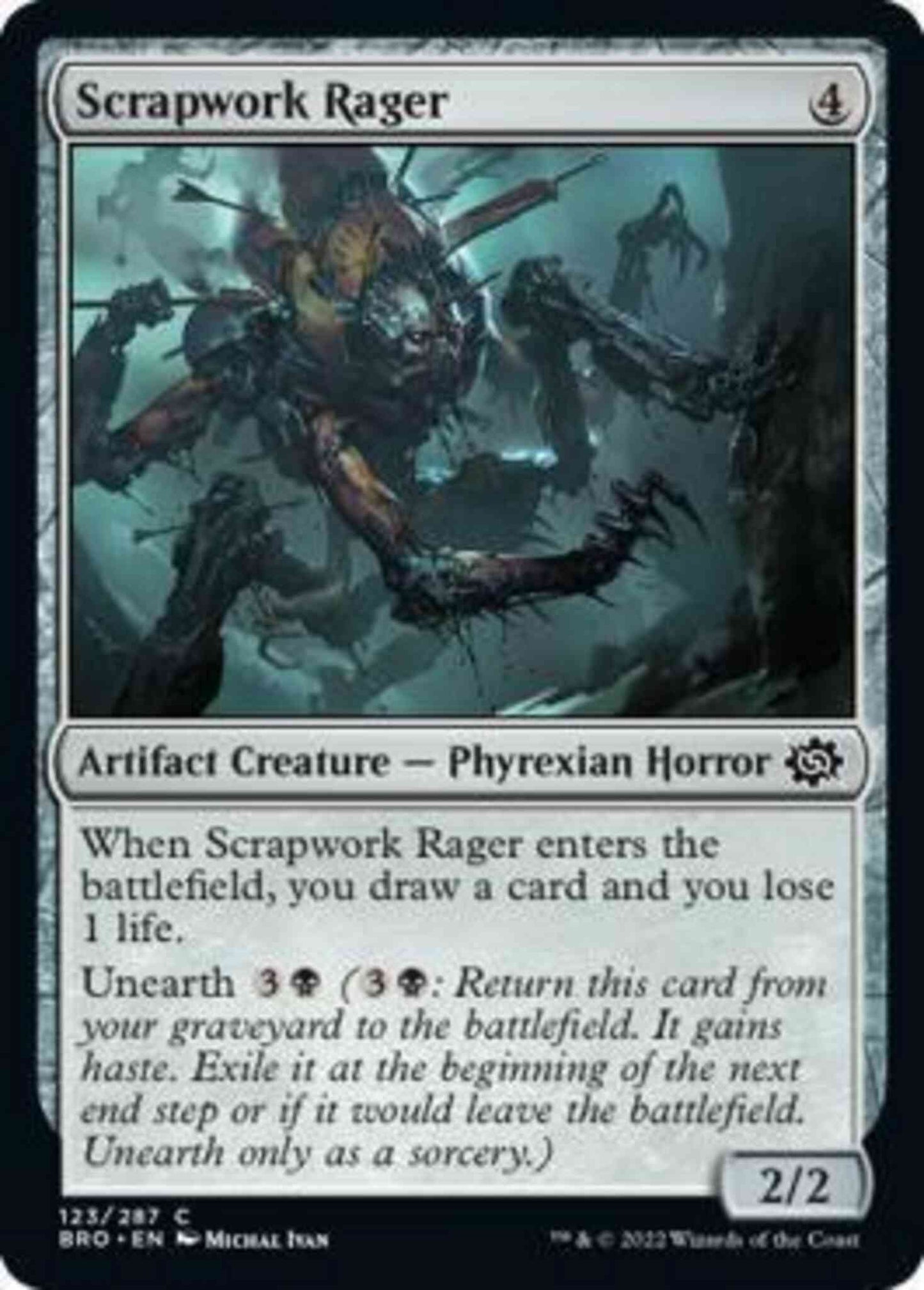 Scrapwork Rager [123] [The Brothers' War] [Non-Foil]