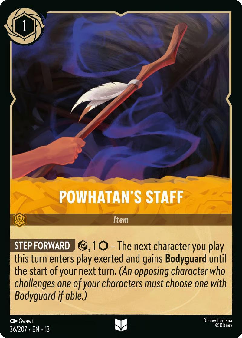 Powhatan's Staff - 36/204 [Attack of the Vine!] [Non-Foil]