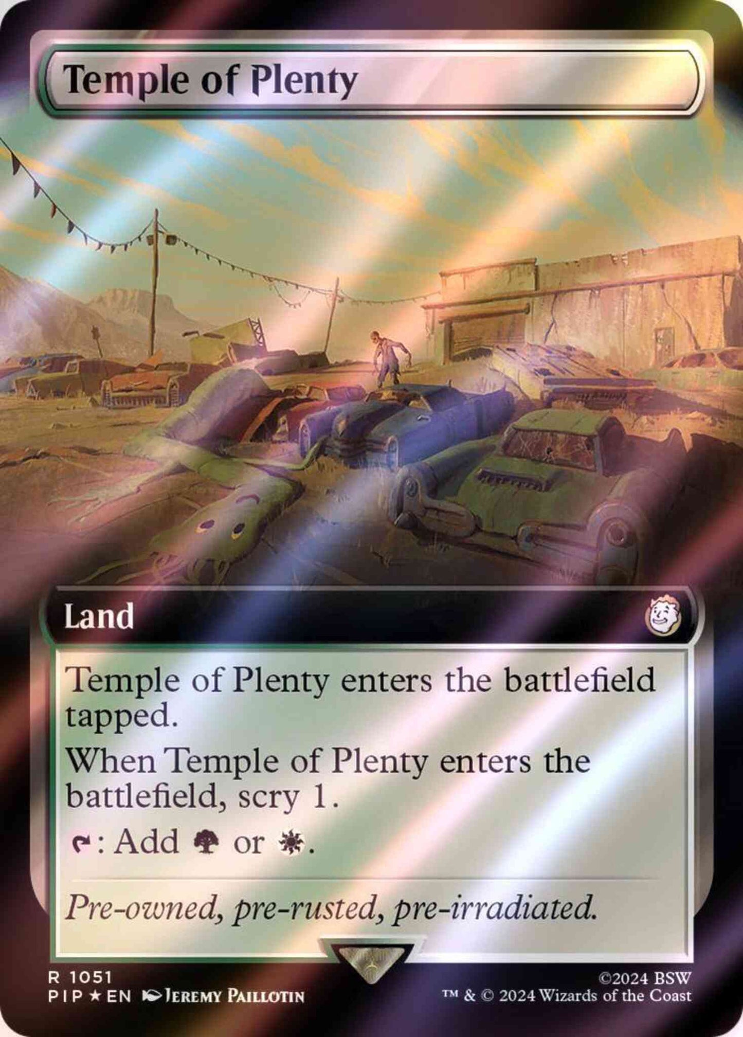 Temple of Plenty [1051] [Extended Art] [Fallout] [Surge Foil]