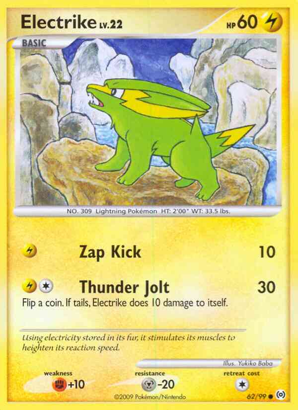Electrike - 62/99 - Common [pl4-62] [Reverse Holo]