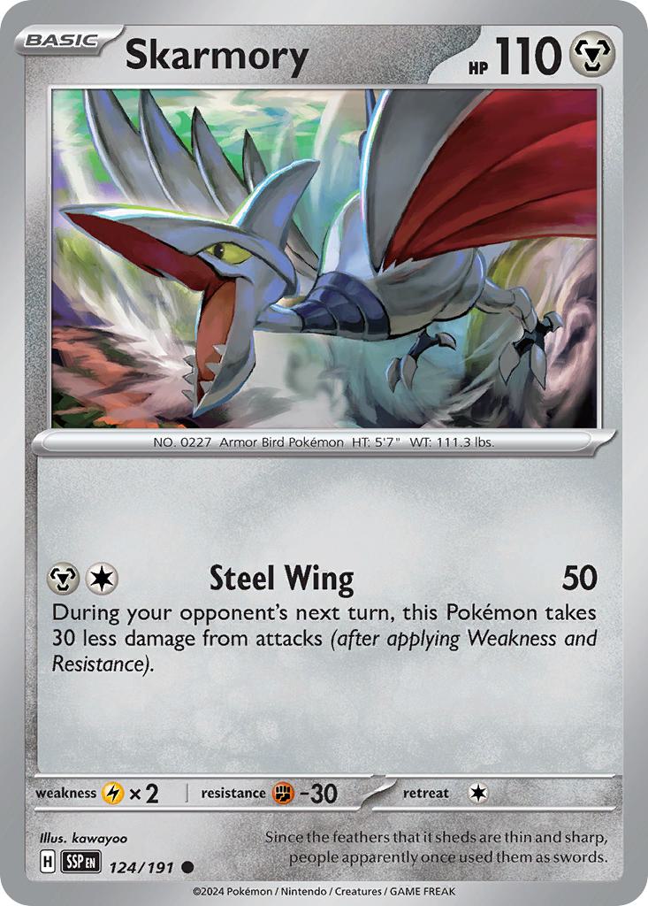 Skarmory - 124/191 - Common [sv08-124] [Non-Holo]